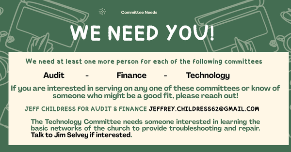 Join A Committee! 