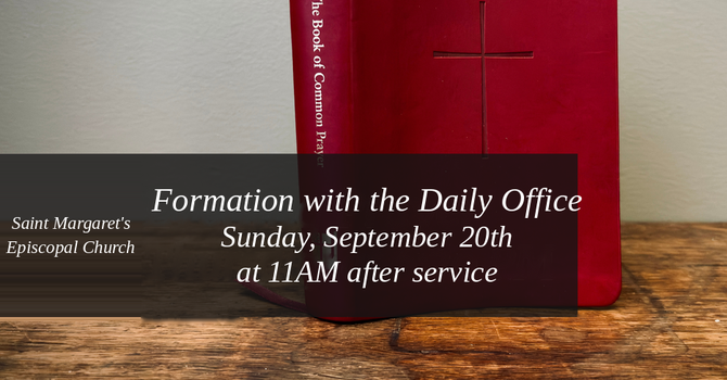 Christian Formation with the Daily Office