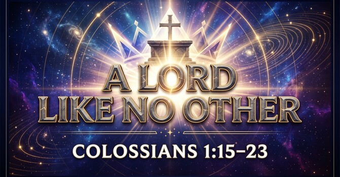 A Lord Like No Other - Thursday image
