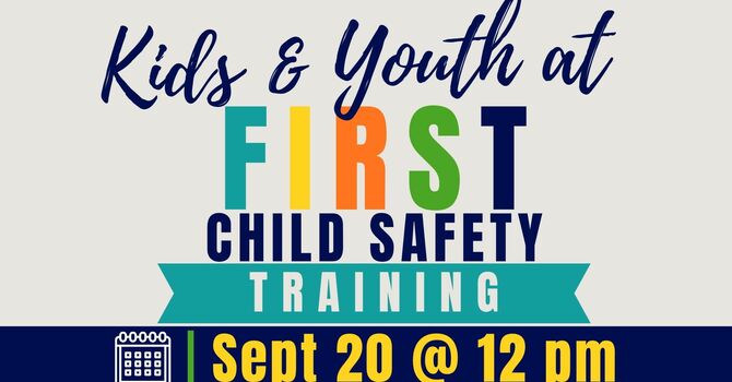 Kids and Youth at First Child Safety Training