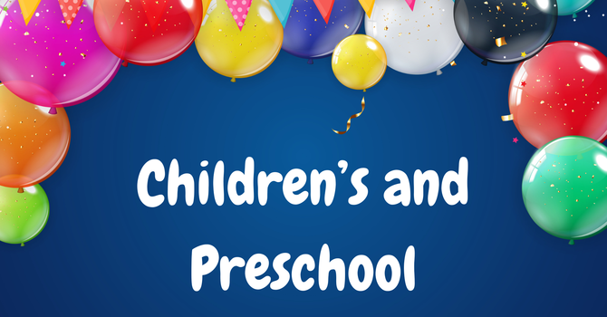 Preschool and Children's Sabbath