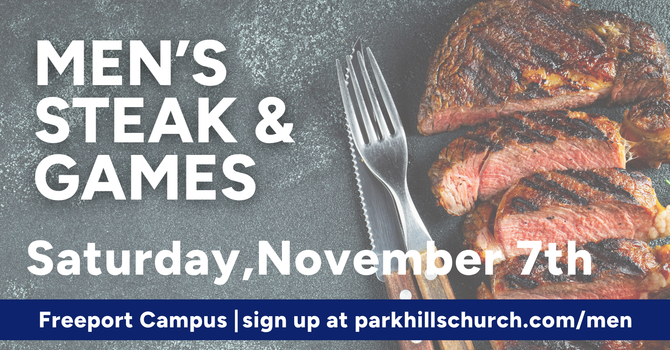 MEN'S STEAK & GAMES NIGHT