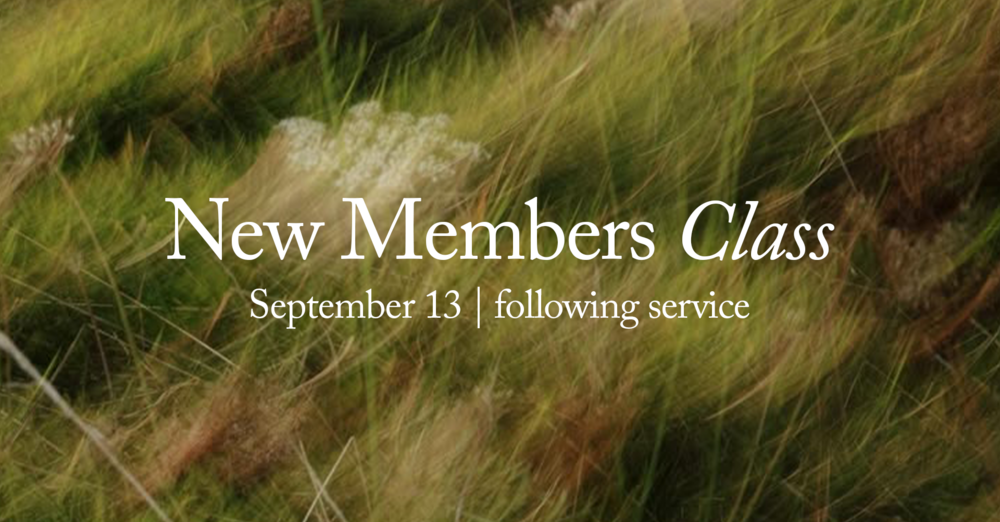 New Members Class