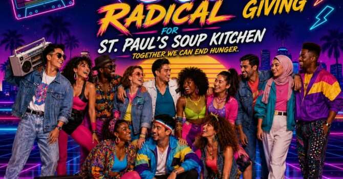 St. Paul's Soup Kitchen Fundraiser: Dinner and Music: 80's Night! image