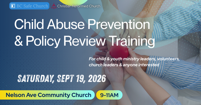 Safe Church Annual Refresher Training