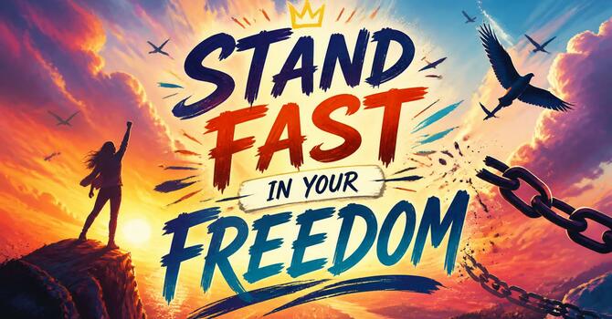 Stand Fast in Your Freedom image
