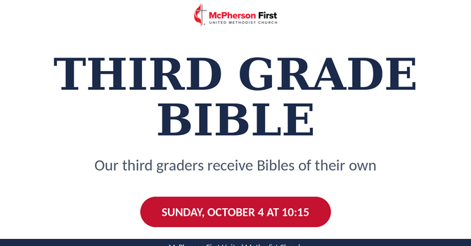 Third Grade Bible Sunday