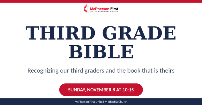 Third Grade Bible Recognition Sunday