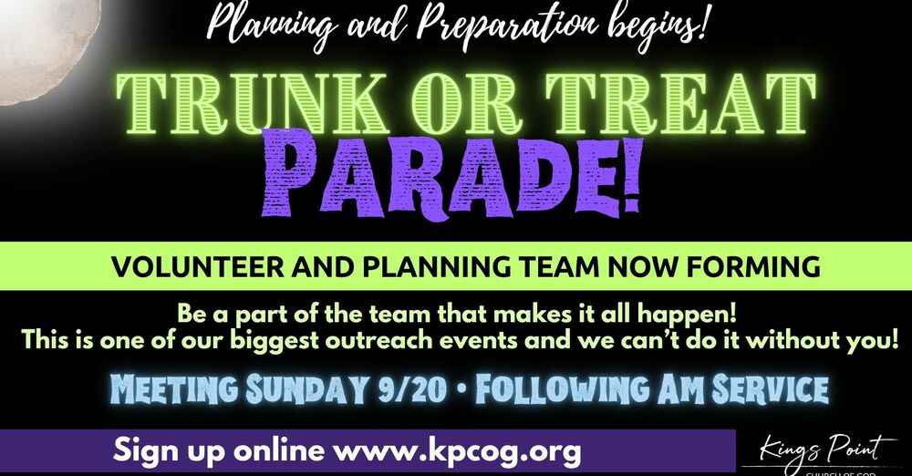 Trunk or Treat Planning Team
