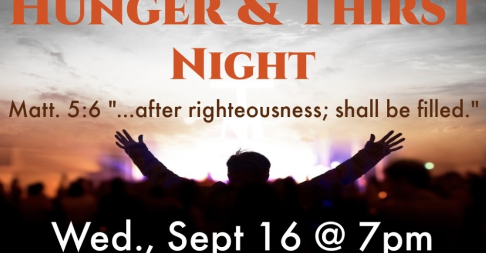 Hunger and Thirst Night