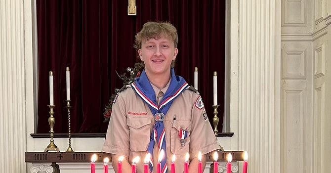 Newest Eagle Scout is one go our own members! image