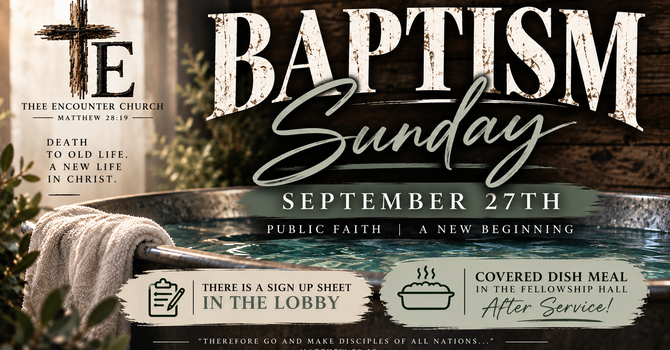Baptism Sunday