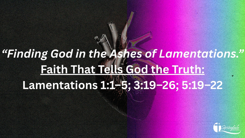 Finding God in the Ashes of Lamentations