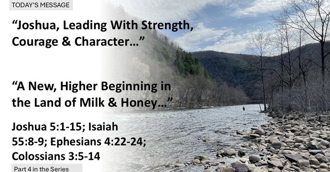 A New, Higher Beginning in the Land of Milk & Honey"