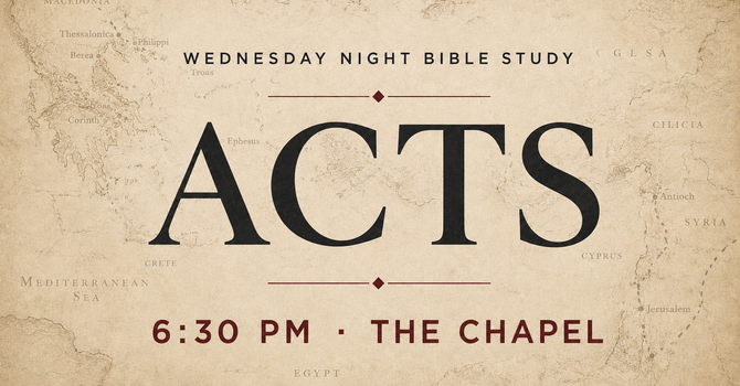 Wednesday Night Study