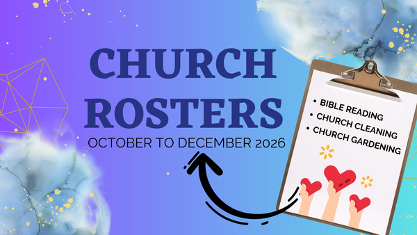 OCTOBER - DECEMBER 2026 ROSTERS