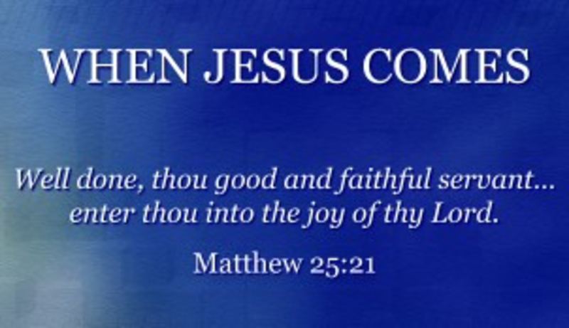 "When Jesus Comes to Collect" P.M. Service with Wesley Whitehead