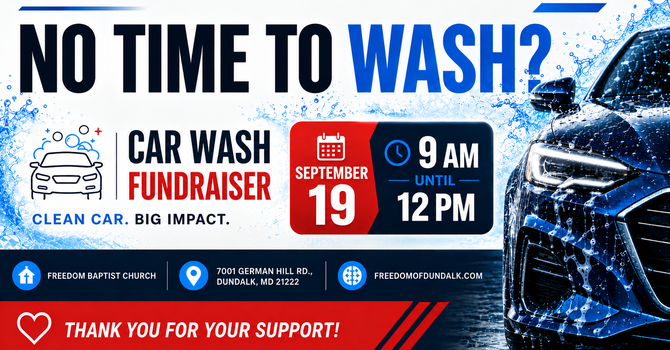 Car Wash Fundraiser