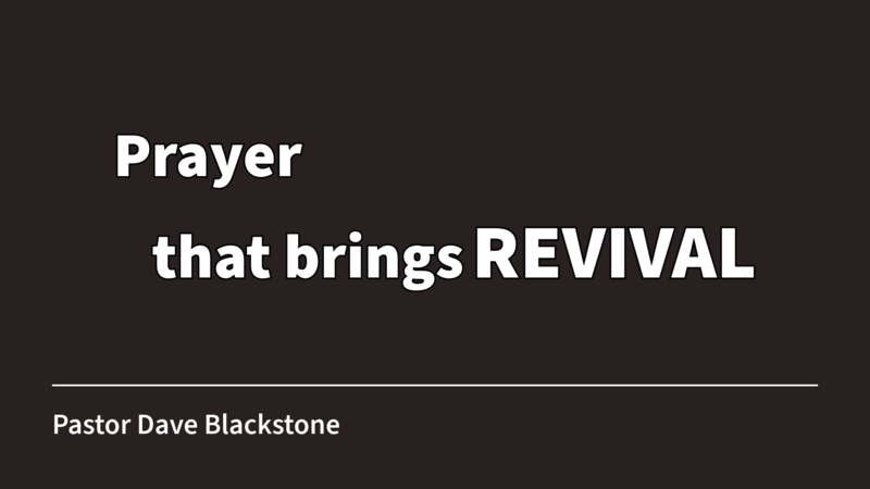 Prayer the brings REVIVAL