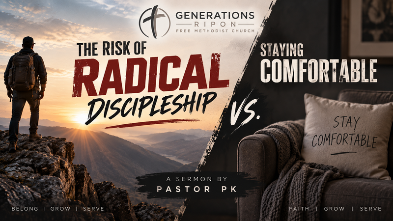  The Risk of radical Discipleship vs. Staying Comfortable 