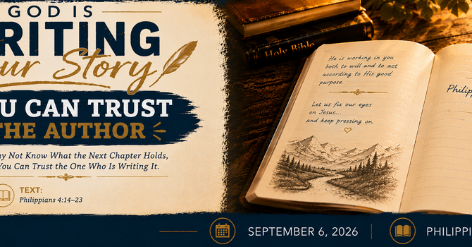 Philippians 4:14-23 You Can Trust The Author