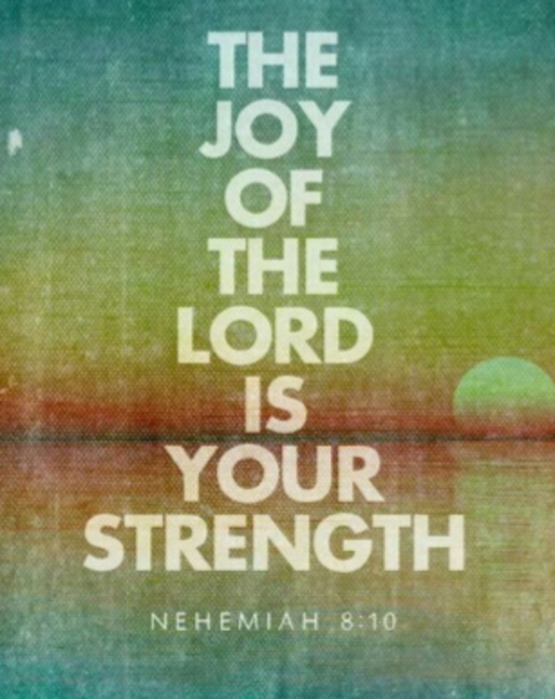 The Joy of the Lord is Your Strength
