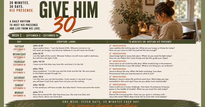 Give Him 30