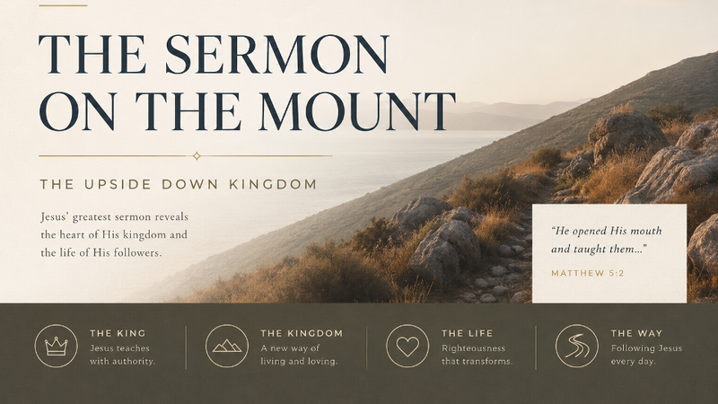 Sermon on the Mount Part 6