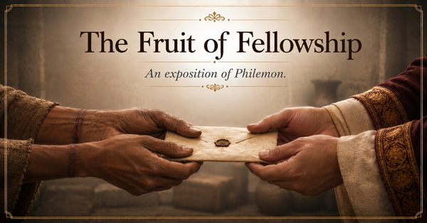 The Fruit of Fellowship (Philemon) 
