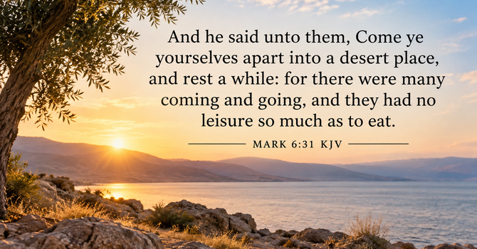 When serving God is burning you out image