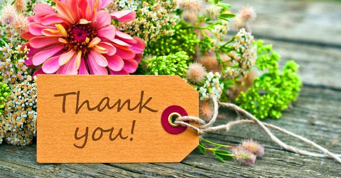 Thank You from Jim & Joy Booth