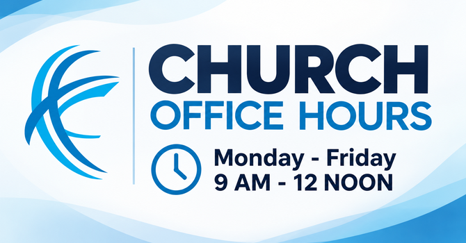 Church Office Hours image