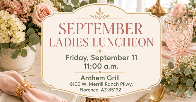 September Ladies Luncheon image