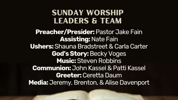 Leading us in Worship