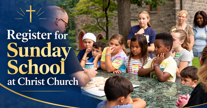 Sunday School Registration is OPEN