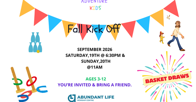 Adventure Kids Fall Kick-off