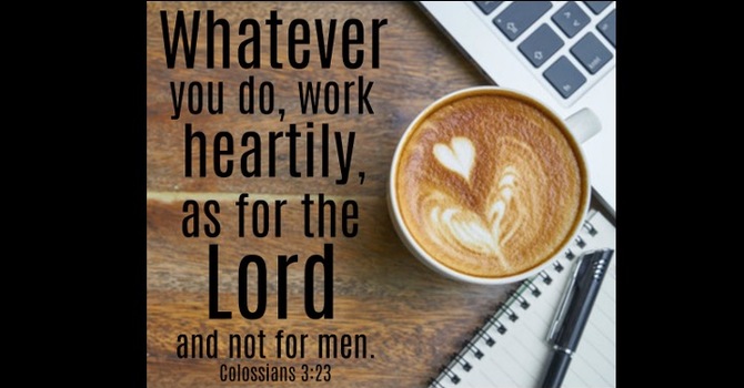 Working for Jesus