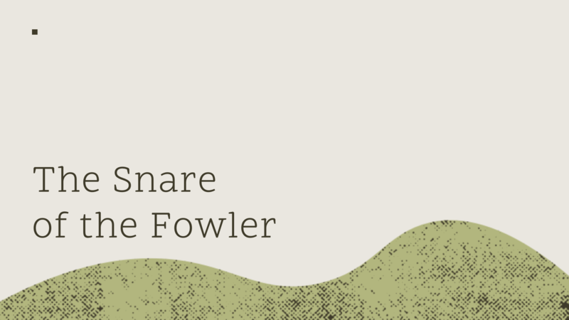 The Snare of the Fowler