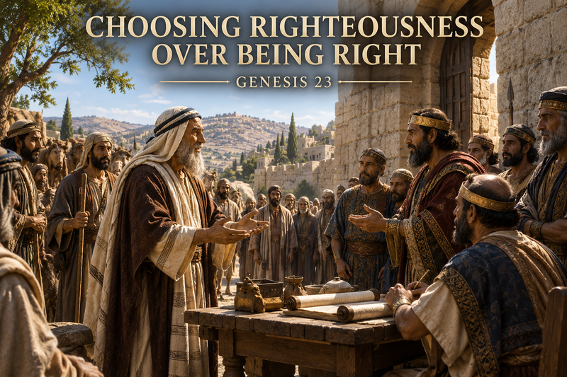 Choosing Righteousness Over Being Right