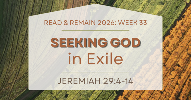 Seeking God in Exile