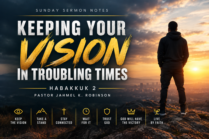 KEEPING YOUR VISION IN TROUBLING TIMES