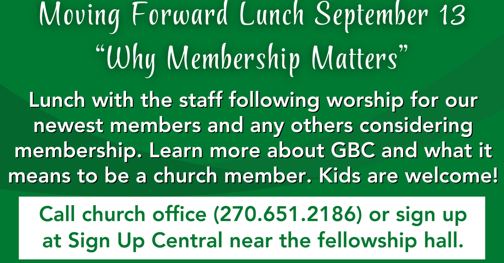 Membership Matters Lunch