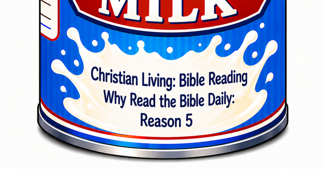 Condensed Milk - Christian Living: Why Read the Bible Daily: Reason 5 image