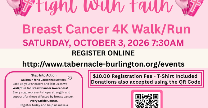 Breast Cancer Walk and Donations