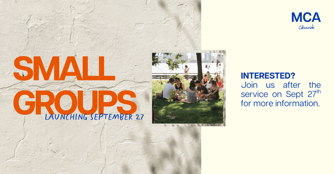 Interested in forming a new small group?