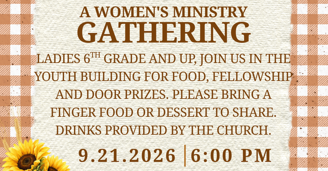 A Women's Ministry Gathering