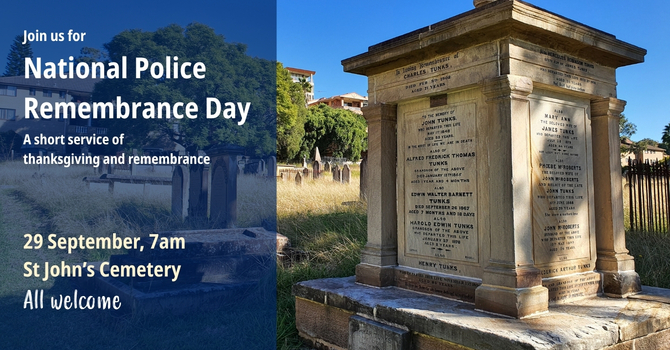 National Police Remembrance Day Service
