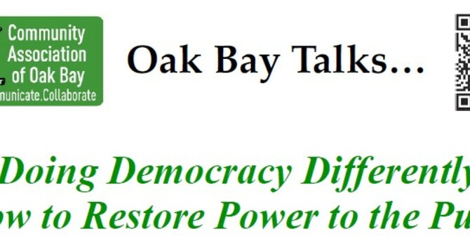 Talk at OB United: "Doing Democracy Differently"