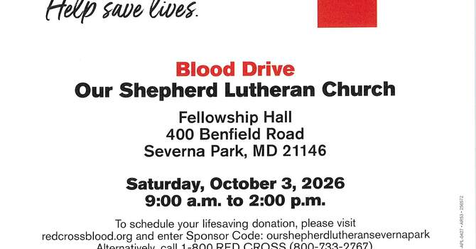 Red Cross Blood Drive