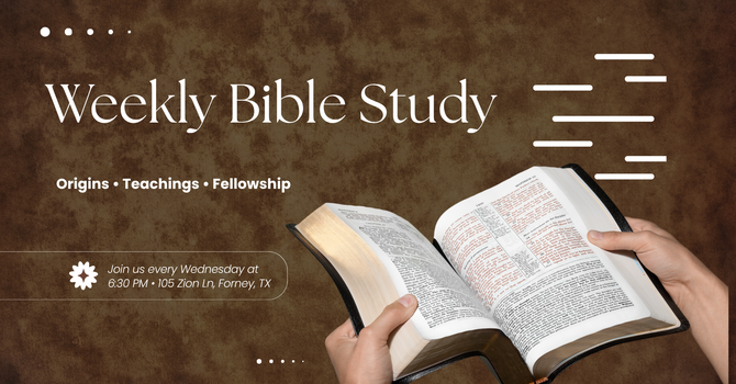 Weekly Bible Study